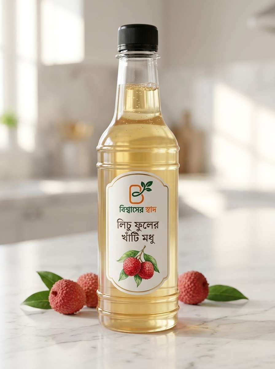 লিচু ফুলের খাঁটি মধু (Litchi Flower Honey)